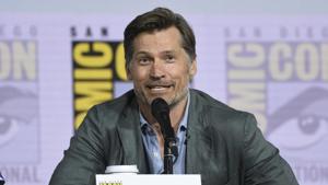 Nikolaj Coster-Waldau participates at the Game of Thrones panel on day two of Comic-Con International on Friday.(Chris Pizzello/Invision/AP) Nikolaj Coster-Waldau participates at the Game of Thrones panel on day two of Comic-Con International on Friday.(Chris Pizzello/Invision/AP)
