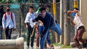 Data over a decade also suggests that Srinagar, the base of the pro-Pakistan umbrella separatist group Hurriyat Conference, witnesses the most number of instances of stone-pelting. Sopore, a hotbed of the Jamaat-e-Islami, Kashmir and Tehreek-e-Hurriyat activity, Baramulla and Pulwama aren’t far behind.(PTI) Data over a decade also suggests that Srinagar, the base of the pro-Pakistan umbrella separatist group Hurriyat Conference, witnesses the most number of instances of stone-pelting. Sopore, a hotbed of the Jamaat-e-Islami, Kashmir and Tehreek-e-Hurriyat activity, Baramulla and Pulwama aren’t far behind.(PTI)