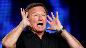Robin Williams committed suicide in 2014. Robin Williams committed suicide in 2014.