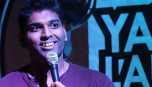 Manjunath Naidu complained of high level of anxiety, sat down on the bench next to him and collapsed onto the floor, with audience thinking that it must be a part of the show(Facebook/ Mango Manju)