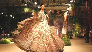 From making magnificent couture pieces with a strong resurgence of the past decades to innovating with fabrics and experimenting with new-age techniques - couturiers in India have made their distinctive presence felt time and again.(Jasjeet Plaha/HT Photos))