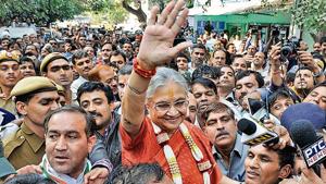 Former Delhi chief minister Sheila Dikshit passed away on Saturday.(Mohd Zakir / HT Archive) Former Delhi chief minister Sheila Dikshit passed away on Saturday.(Mohd Zakir / HT Archive)