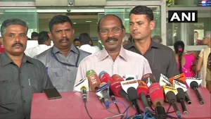 ISRO Chairman K Sivan said Chandrayaan-2 is now ready for lift-off.(ANI) ISRO Chairman K Sivan said Chandrayaan-2 is now ready for lift-off.(ANI)