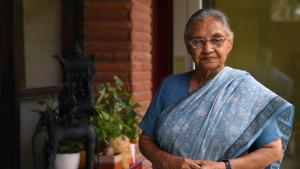 Former Chief Minister of Delhi Sheila Dikshit passed away after a massive cardiac arrest.(Amal KS/HT PHOTO) Former Chief Minister of Delhi Sheila Dikshit passed away after a massive cardiac arrest.(Amal KS/HT PHOTO)