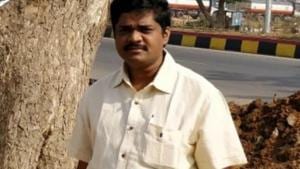 Ramchandra Appari, after quitting a job in a private sector bank long back, opened a firm that specialises in transplantation and translocation of trees.(HT Photo) Ramchandra Appari, after quitting a job in a private sector bank long back, opened a firm that specialises in transplantation and translocation of trees.(HT Photo)
