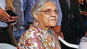 Sheila Dikshit, after her defeat in the Delhi Assembly Election in 2013.(Ajay Aggarwal/HT Archive) Sheila Dikshit, after her defeat in the Delhi Assembly Election in 2013.(Ajay Aggarwal/HT Archive)