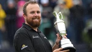 Ireland's Shane Lowry poses with the Claret Jug, the trophy for the Champion golfer of the year after winning the British Open.(AFP) Ireland's Shane Lowry poses with the Claret Jug, the trophy for the Champion golfer of the year after winning the British Open.(AFP)