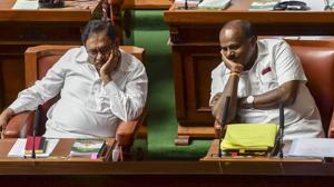 The floor test was originally scheduled for Thursday but didn’t happen despite two deadlines set by governor Vajubhai Vala on Friday.(PTI file photo) The floor test was originally scheduled for Thursday but didn’t happen despite two deadlines set by governor Vajubhai Vala on Friday.(PTI file photo)