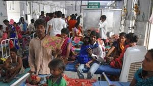 With an aim to deal with the rush of patients at government hospitals, the state government is considering a proposal to run the outdoor patient department (OPD) services in two shifts.(AFP photo (Representative image)) With an aim to deal with the rush of patients at government hospitals, the state government is considering a proposal to run the outdoor patient department (OPD) services in two shifts.(AFP photo (Representative image))