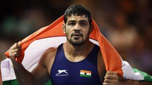 A file photo of Indian wrestler Sushil Kumar.(AFP) A file photo of Indian wrestler Sushil Kumar.(AFP)