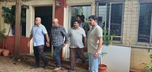 After being charged with murdering his son on Tuesday night, Srinivas Ganji maintained he was innocent when produced in court on Wednesday. After being charged with murdering his son on Tuesday night, Srinivas Ganji maintained he was innocent when produced in court on Wednesday.