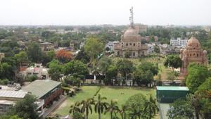 The tourism department, in association with private companies, plans to launch a helicopter service for tourists in Lucknow by October.(HT Photo) The tourism department, in association with private companies, plans to launch a helicopter service for tourists in Lucknow by October.(HT Photo)