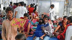 The death of over 200 children and 938 cases of Acute Encephalitis Syndrome across across Bihar has dealt a severe blow to the litchi industry which has resulted in huge losses for the farmers and traders .(AFP Photo) The death of over 200 children and 938 cases of Acute Encephalitis Syndrome across across Bihar has dealt a severe blow to the litchi industry which has resulted in huge losses for the farmers and traders .(AFP Photo)