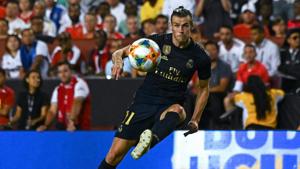 Gareth Bale in action during the International Champions Cup football match between Real Madrid and Arsenal.(AFP)