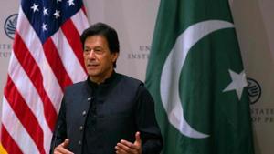 Pakistan’s Opposition parties asserted that Imran Khan has tried his best to mislead the international community during his visit to the US.(AFP Photo) Pakistan’s Opposition parties asserted that Imran Khan has tried his best to mislead the international community during his visit to the US.(AFP Photo)