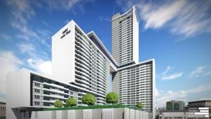 An artist’s interpretation of the MLA hostel project at Nariman Point(HT Photo) An artist’s interpretation of the MLA hostel project at Nariman Point(HT Photo)