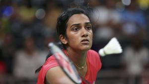 P.V. Sindhu (IND) of India in action(REUTERS) P.V. Sindhu (IND) of India in action(REUTERS)