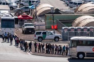 US officials said that some 680 undocumented migrants were detained in a major series of raids.(AFP Photo) US officials said that some 680 undocumented migrants were detained in a major series of raids.(AFP Photo)