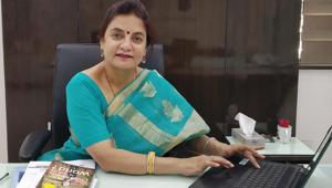 Veena Mishra, principal, National Victor Public School, IP Extension, Patparganj, Delhi(HT) Veena Mishra, principal, National Victor Public School, IP Extension, Patparganj, Delhi(HT)
