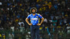Lasith Malinga in his last One Day International cricket match for Sri Lanka.(AFP) Lasith Malinga in his last One Day International cricket match for Sri Lanka.(AFP)