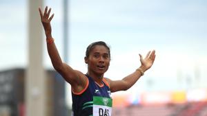 In many cases, Indian women athletes must grapple with poverty. Hima Das, who brought home four gold medals in 15 days, is the daughter of a farmer(Getty Images for IAAF) In many cases, Indian women athletes must grapple with poverty. Hima Das, who brought home four gold medals in 15 days, is the daughter of a farmer(Getty Images for IAAF)