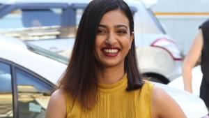 Radhika Apte at the launch of a store in Mumbai's Bandra on May 11, 2019.(IANS) Radhika Apte at the launch of a store in Mumbai's Bandra on May 11, 2019.(IANS)