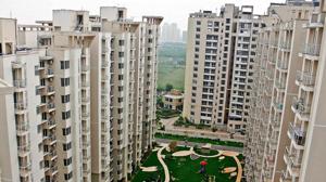 All the towers in the condo are named after musical notes, such as ‘Harmony’, ‘Chorus’, ‘Rhythm’ and ‘Symphony’.(HT Photo) All the towers in the condo are named after musical notes, such as ‘Harmony’, ‘Chorus’, ‘Rhythm’ and ‘Symphony’.(HT Photo)