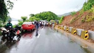 Till the evening on Saturday, the Konkan region had received 121.8mm rain.(HT Photo) Till the evening on Saturday, the Konkan region had received 121.8mm rain.(HT Photo)