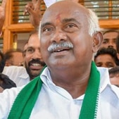 A H Vishwanath, a former JD (S) state president and one of the disqualified lawmakers.(PTI Photo) A H Vishwanath, a former JD (S) state president and one of the disqualified lawmakers.(PTI Photo)