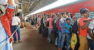 The share of migrants in Delhi from UP, Bihar, Jharkhand and Uttarakhand increased between 1991 and 2011(HT Photo) The share of migrants in Delhi from UP, Bihar, Jharkhand and Uttarakhand increased between 1991 and 2011(HT Photo)