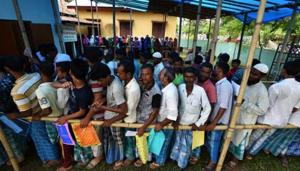 The controversy has erupted at a crucial time when the NRC list is just over a month away.(REUTERS PHOTO.) The controversy has erupted at a crucial time when the NRC list is just over a month away.(REUTERS PHOTO.)