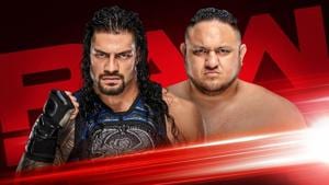 Roman Reigns vs Samoa Joe on this week’s WWE Raw.(WWE) Roman Reigns vs Samoa Joe on this week’s WWE Raw.(WWE)