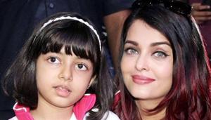 Aishwarya Rai and Aaradhya Bachchan attend a kabbadi match, cheering for Abhishek Bachchan’s team Jaipur Pink Panthers. Aishwarya Rai and Aaradhya Bachchan attend a kabbadi match, cheering for Abhishek Bachchan’s team Jaipur Pink Panthers.