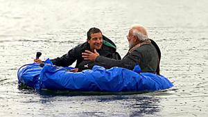 For former US president Obama it was about surviving in the Alaskan wilderness by drinking tea from catkins, melting glacier ice for water, and nibbling on a half-eaten salmon discarded by a bear.(ANI Photo) For former US president Obama it was about surviving in the Alaskan wilderness by drinking tea from catkins, melting glacier ice for water, and nibbling on a half-eaten salmon discarded by a bear.(ANI Photo)