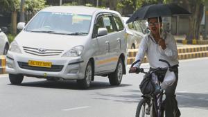The six-kilometre long track will start from Satpula Drain Bridge near Press Enclave Road and will end at Jawahar Lal Nehru (JLN) Stadium at Barapullah elevated road.(PTI) The six-kilometre long track will start from Satpula Drain Bridge near Press Enclave Road and will end at Jawahar Lal Nehru (JLN) Stadium at Barapullah elevated road.(PTI)