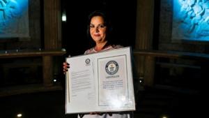 Smilyana Zaharieva, received the Guinness World Record for reaching 113.8 dB(AFP) Smilyana Zaharieva, received the Guinness World Record for reaching 113.8 dB(AFP)