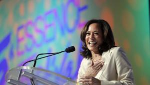 US Senator Kamala Harris is going into the second Democratic presidential debates starting Tuesday(AP File Photo) US Senator Kamala Harris is going into the second Democratic presidential debates starting Tuesday(AP File Photo)