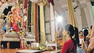 BSGSS is scheduled to meet Mayor Vishwanath Mahadeshwar on Thursday along with office bearers of various mandals, wherein they would be discussing the theme along with him as well.(HT FILE) BSGSS is scheduled to meet Mayor Vishwanath Mahadeshwar on Thursday along with office bearers of various mandals, wherein they would be discussing the theme along with him as well.(HT FILE)