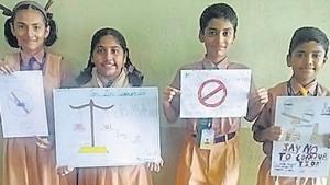 Ryan International School in Nallasopara recently organised a poster-making competition on the issue of corruption. Students made creative posters, promoting the topic of zero corruption. Ryan International School in Nallasopara recently organised a poster-making competition on the issue of corruption. Students made creative posters, promoting the topic of zero corruption.