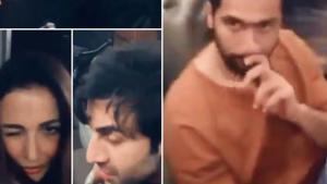 Actors Deepika Padukone, Vicky Kaushal, Malaika Arora and Ranbir Kapoor at Karan Johar’s party. Actors Deepika Padukone, Vicky Kaushal, Malaika Arora and Ranbir Kapoor at Karan Johar’s party.
