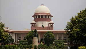 The arguments in the matter remained inconclusive and the court will continue with the hearing on Wednesday. The SC earlier refused to put on hold the quota under the EWS category.(PTI Image) The arguments in the matter remained inconclusive and the court will continue with the hearing on Wednesday. The SC earlier refused to put on hold the quota under the EWS category.(PTI Image)