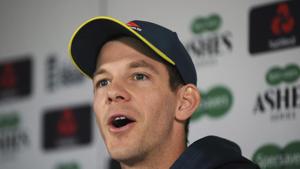 Australia's captain Tim Paine speaks during a press conference before the first Ashes Test match between England and Australia at Edgbaston in Birmingham, England, Wednesday July 31, 2019. The first Test match starts Thursday Aug. 1 at Edgbaston.(AP) Australia's captain Tim Paine speaks during a press conference before the first Ashes Test match between England and Australia at Edgbaston in Birmingham, England, Wednesday July 31, 2019. The first Test match starts Thursday Aug. 1 at Edgbaston.(AP)