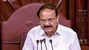 Vice President Venkaiah Naidu conducts the proceedings in the Rajya Sabha , Tuesday, July 30, 2019.(PTI) Vice President Venkaiah Naidu conducts the proceedings in the Rajya Sabha , Tuesday, July 30, 2019.(PTI)