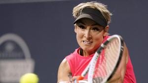 Bethanie Mattek-Sands, of the United States, in action during a match.(AP) Bethanie Mattek-Sands, of the United States, in action during a match.(AP)