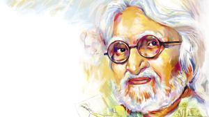 Maqbool Fida Husain(illustration Bishwajith Debnath) Maqbool Fida Husain(illustration Bishwajith Debnath)