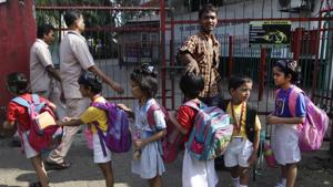 Brihanmumbai Municipal Corporation (BMC) has decided to improve ‘learning outcome’ for students of municipal schools.(HT file)