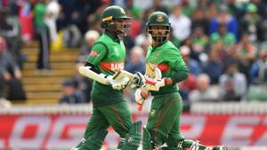 Bangladesh's Tamim Iqbal (R) and Bangladesh's Shakib Al Hasan (L)(AFP) Bangladesh's Tamim Iqbal (R) and Bangladesh's Shakib Al Hasan (L)(AFP)