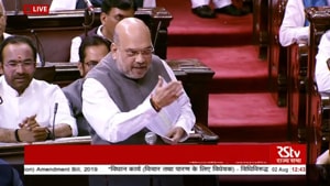 Home Minister Amit Shah speaks in Rajya Sabha on Aug 2, 2019. (Photo:ANI) Home Minister Amit Shah speaks in Rajya Sabha on Aug 2, 2019. (Photo:ANI)