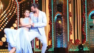 Madhurima Tulli joined Nach Baliye with her ex Vishal Aditya Singh. Madhurima Tulli joined Nach Baliye with her ex Vishal Aditya Singh.