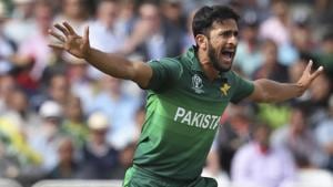 File image of Pakistan's Hasan Ali.(AP) File image of Pakistan's Hasan Ali.(AP)